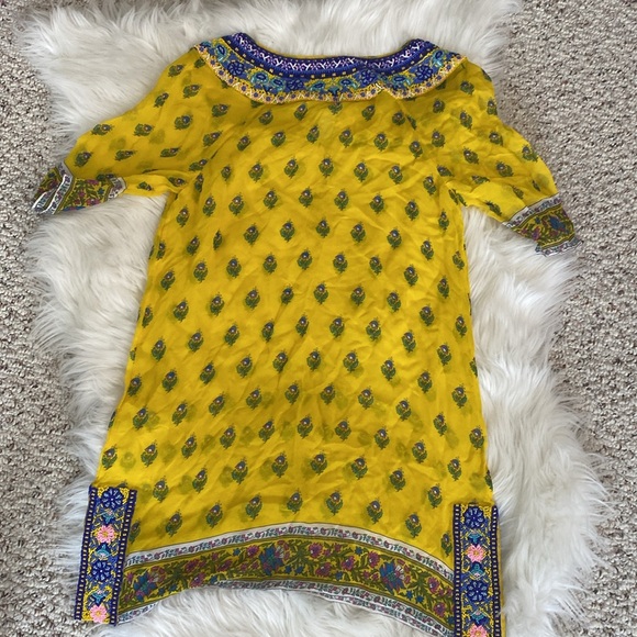 Calypso St. Barth beaded silk tunic size S - Picture 6 of 8